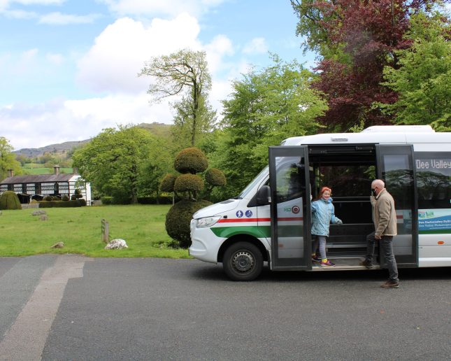 Bus at Plas Newydd