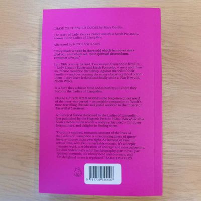 Chase of the Wild Goose book back