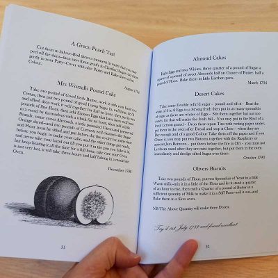 The Recipes of Plas Newydd book pages